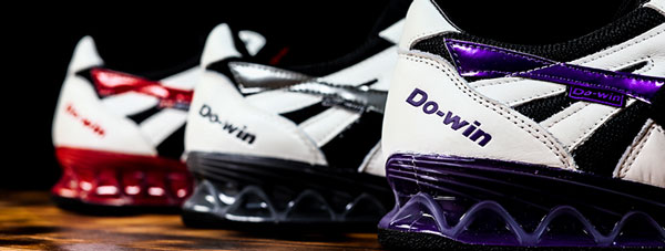 purple weightlifting shoes