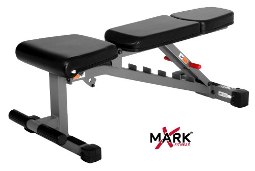 XMark Adjustable Weight bench flat