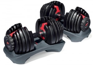 bowflex adjustable  dumbbells