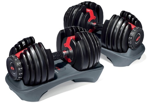 bowflex adjustable dumbbells