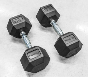 Rouge dumbbells